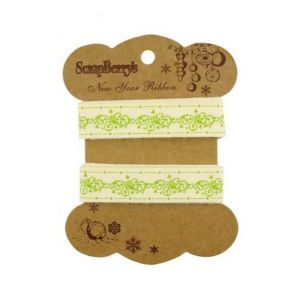 Wstążka bawełniana ScrapBerry's 15mm x 2m, Winter Lace
